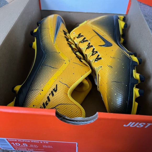 NEW Nike Alpha Pro 2 TD Size 10.5 - Picture 2 of 5